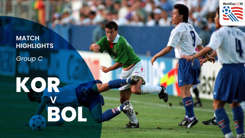 Korea Republic v Bolivia Group Matches 1994 FIFA World Cup USA™️
