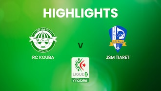 RC Kouba - JSM Tiaret | Ligue 2 | Algerien | Highlights