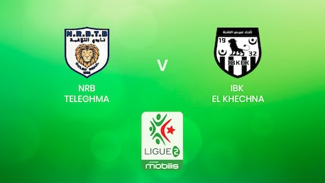 NRB Teleghma vs IBK El Khechna | Ligue 2 2024/2025 | Argelia | Partido completo