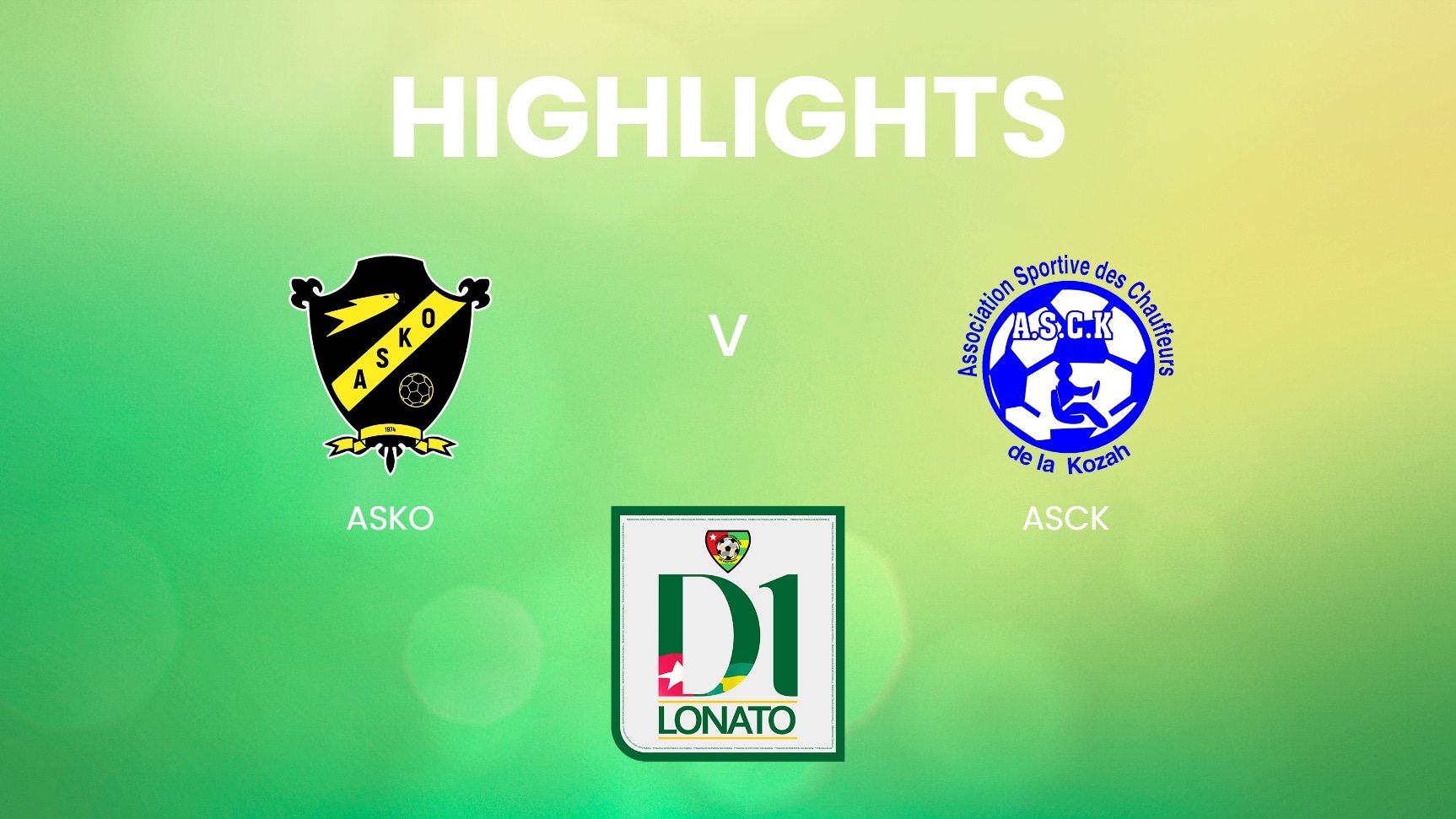 ASKO - ASCK | Championnat de Première Division D1 2024/25 | Highlights