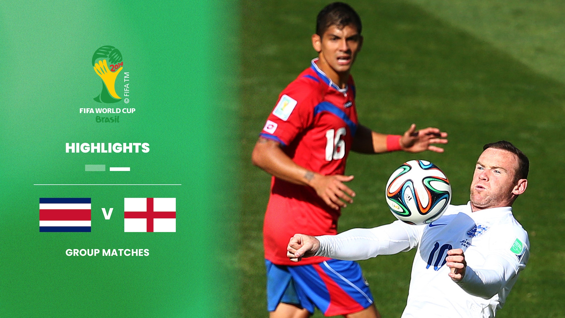 Costa Rica v England | Group D | 2014 FIFA World Cup Brazil™ | Highlights
