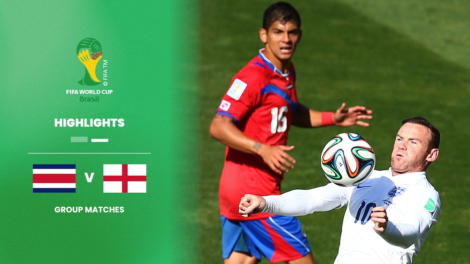 Costa Rica - Inghilterra | Gruppo D | Coppa del Mondo FIFA Brasile 2014 | Highlights