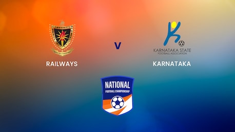 Railways v Karnataka | Group B | Santosh Trophy | Full Match Replay
