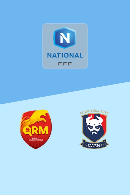 Quevilly-Rouen - Caen | Championnat National 2025/2026 | Match complet
