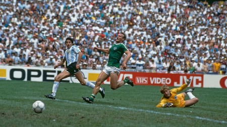 Jorge Burruchaga Goal 84' | Argentina vs Germany FR | 1986 FIFA World Cup Mexico™