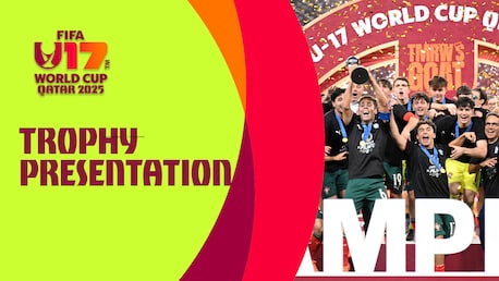 Présentation du trophée de la Coupe du Monde U-17