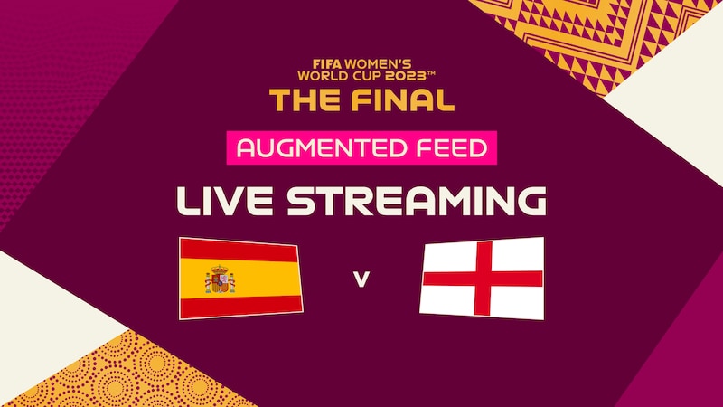 Spain v England, Final, Augmented Feed Live Stream