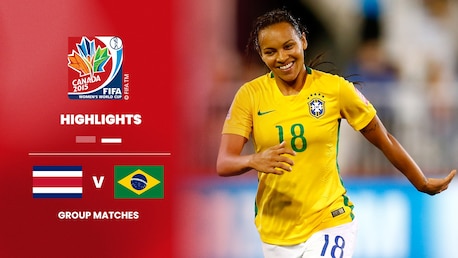Costa Rica - Brasilien | Gruppe E | FIFA Frauen-Weltmeisterschaft Kanada 2015™ | Highlights