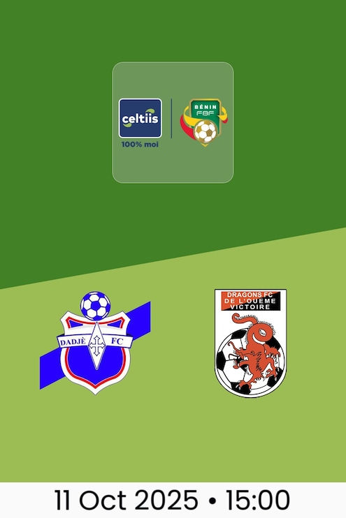 Dadjè FC v Dragons FC | Ligue 1 2025