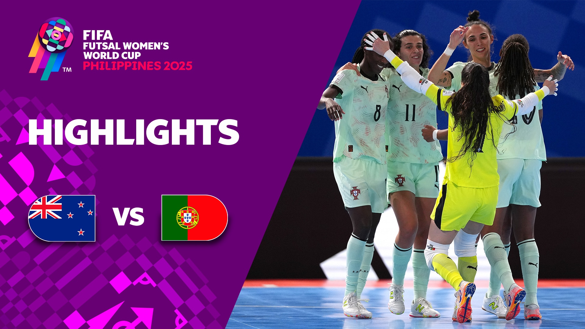 New Zealand v Portugal | Group C | FIFA Futsal Women's World Cup Philippines 2025™ | Highlights