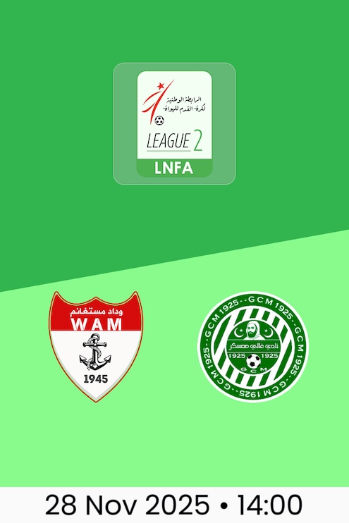 WA Mostaganem v GC Mascara | Ligue 2 2025/26