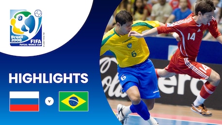 Rússia x Brasil | Semifinais | Copa do Mundo de Futsal da FIFA Brasil 2008™ | Melhores momentos