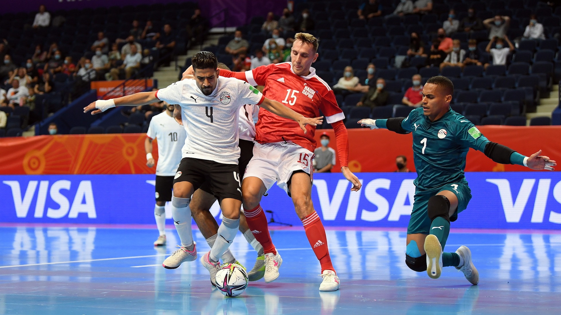 RFU x Egito | Grupo B | Copa do Mundo FIFA de Futsal de 2021, na Lituânia | Melhores Momentos