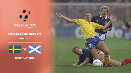 Schweden - Schottland | Gruppe C | FIFA Fussball-Weltmeisterschaft Italien 1990™ | Spiel in voller Länge