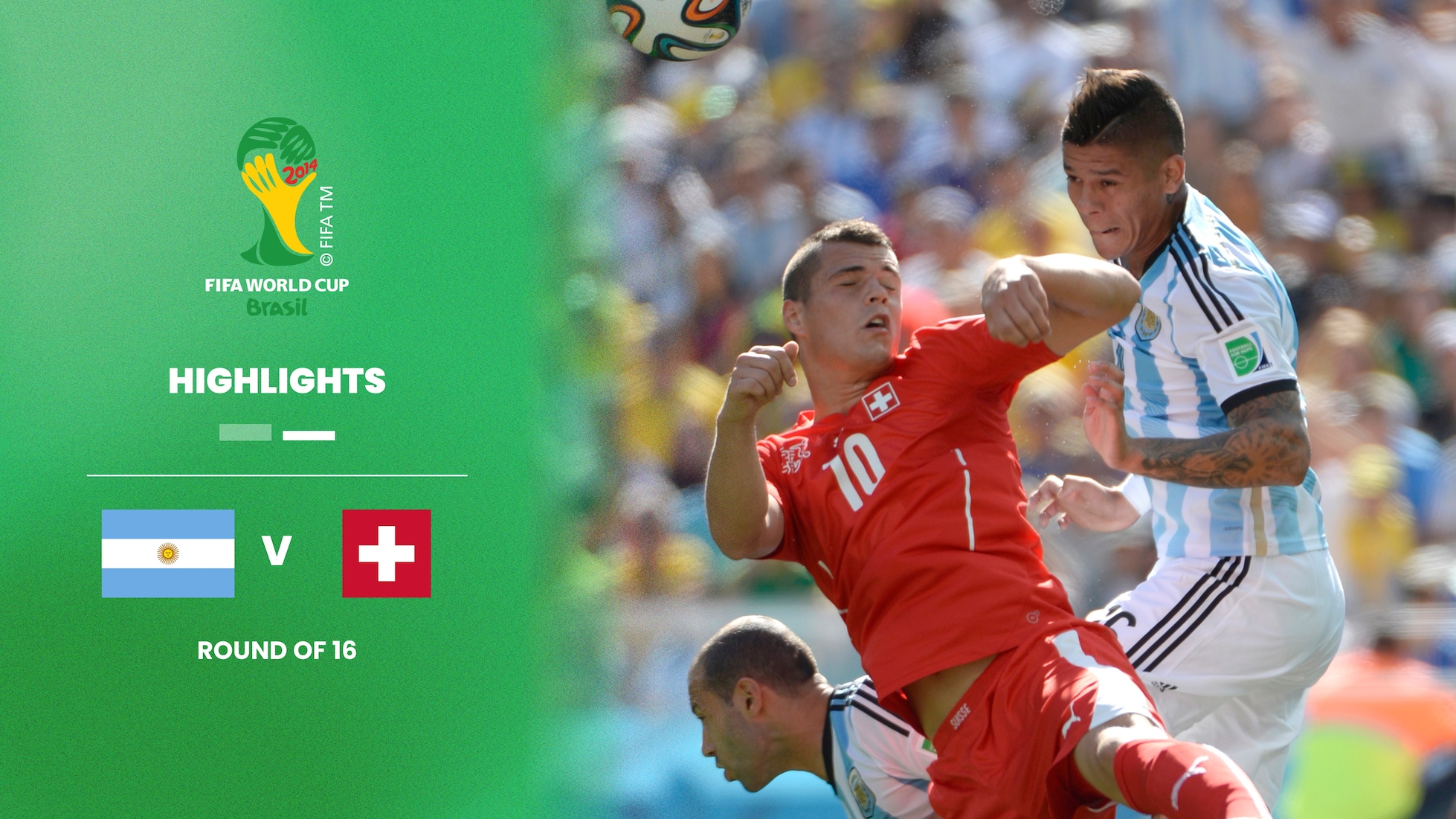 Argentinien - Schweiz | Achtelfinale | FIFA Fussball-Weltmeisterschaft Brasilien 2014™ | Highlights