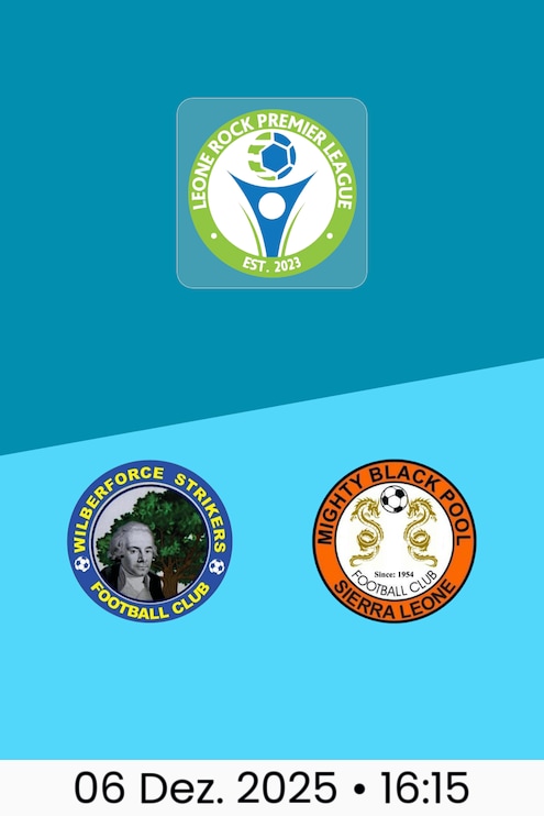 Wilberforce Strikers FC - Mighty Blackpool FC | Leone Rock Premier League 2025-26