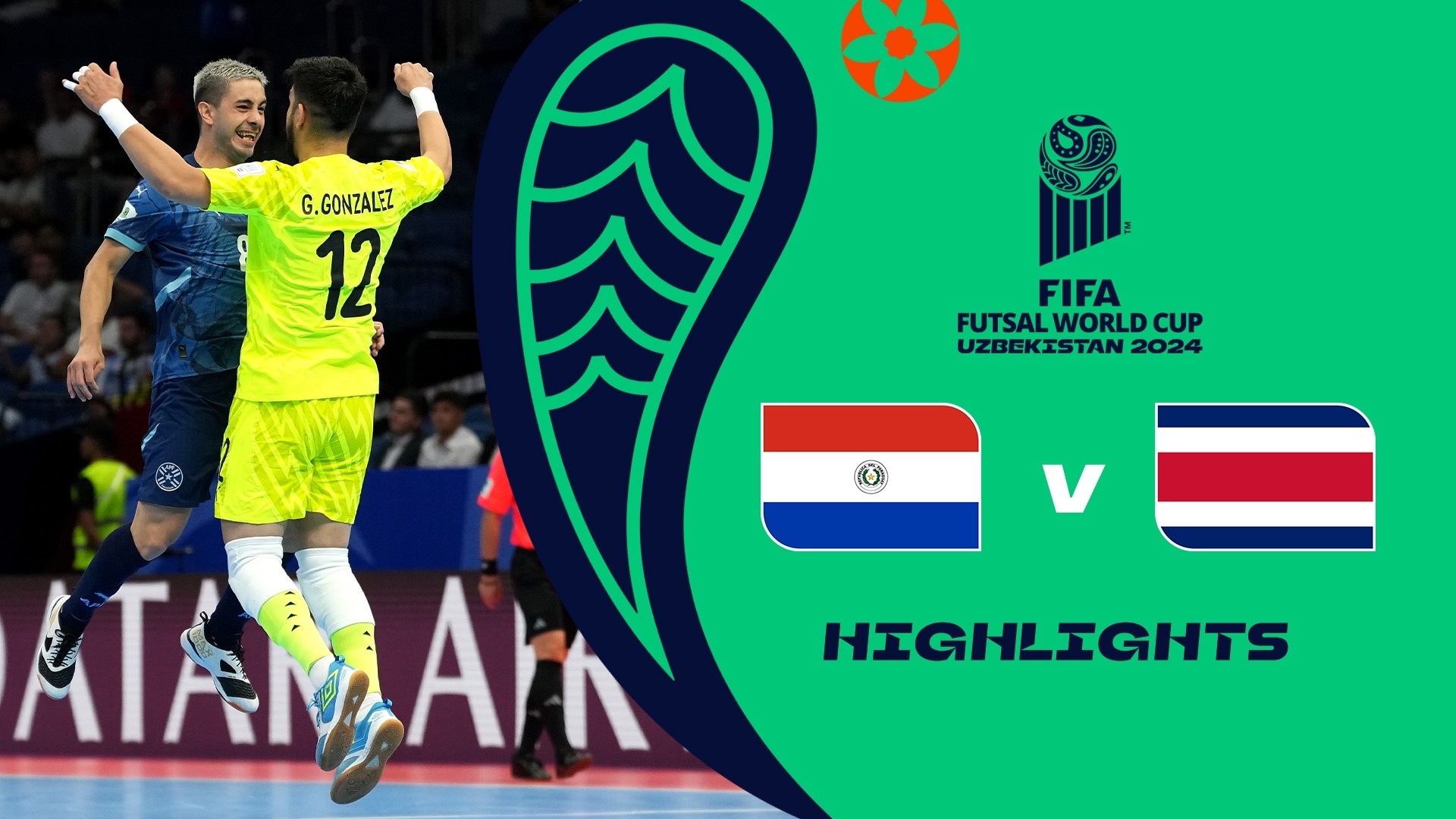 Paraguay v Costa Rica | Group A | FIFA Futsal World Cup Uzbekistan 2024™ | Highlights