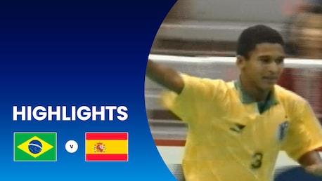 Brésil - Espagne | Demi-finales | Championnat du Monde de Futsal de la FIFA Hong Kong 1992™ | Résumé vidéo