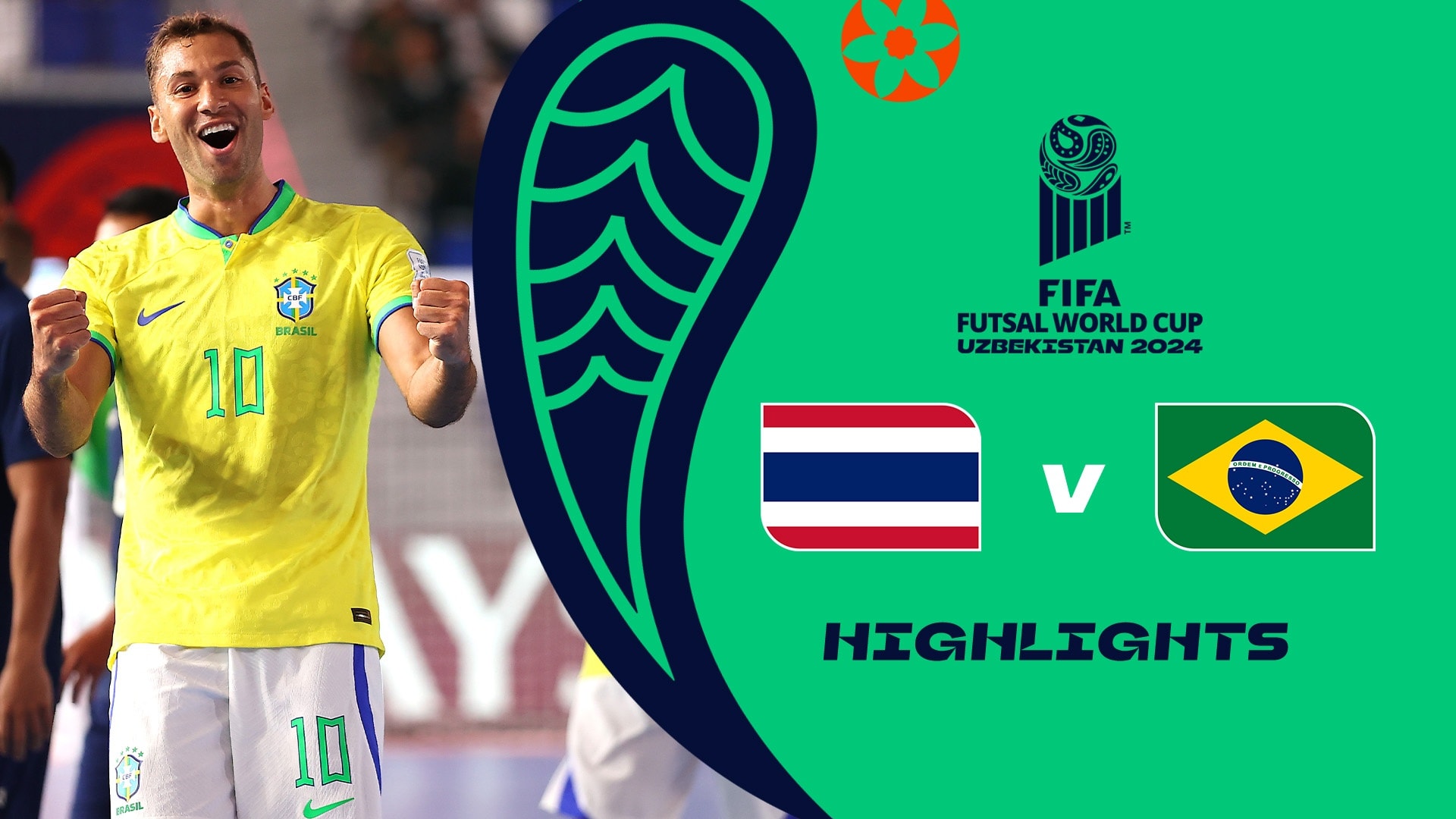Thaïlande - Brésil | Groupe B | Coupe du Monde de Futsal de la FIFA, Ouzbékistan 2024™  | Résumé vidéo