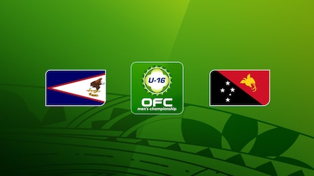 American Samoa vs Papua New Guinea | Fase de clasificación | Campeonato Masculino Sub-16 de la OFC 2025 | Partido completo