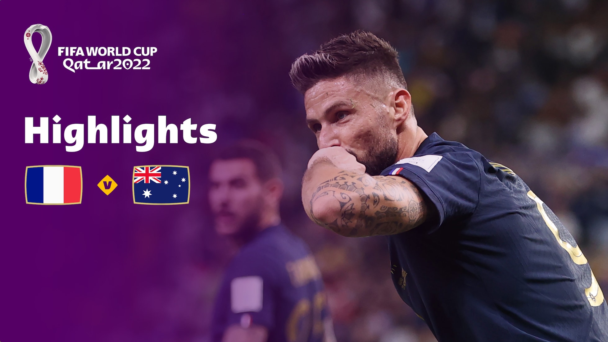 Francia vs Australia | Grupo D | Copa Mundial de la FIFA Catar 2022™ | Highlights
