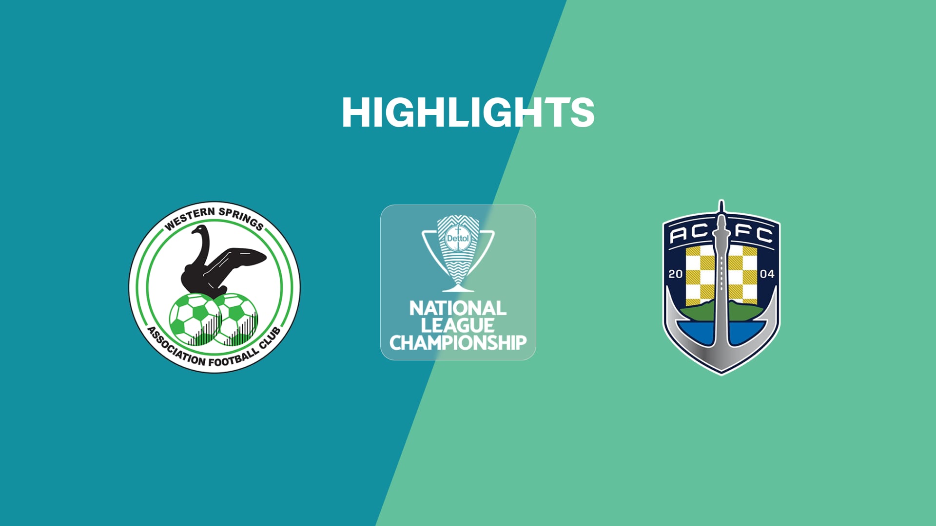 Western Springs - Auckland City | Campionato Nazionale di Lega 2025 | Highlights