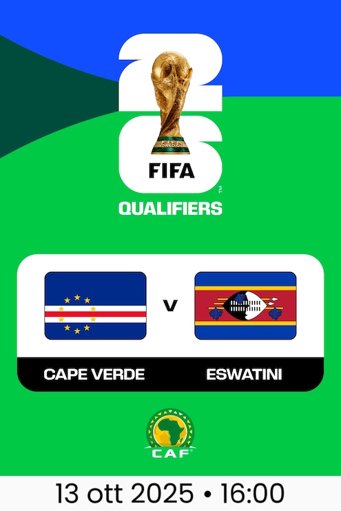 Capo Verde - eSwatini | Qualificazioni CAF alla Coppa del Mondo FIFA 2026