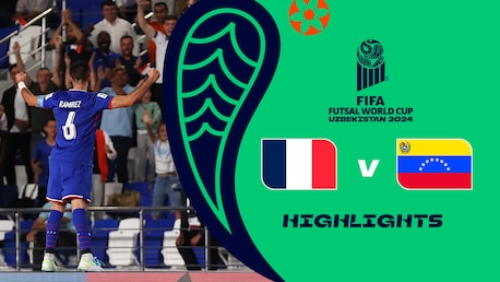 Francia vs Venezuela | Grupo F | Copa Mundial de Futsal de la FIFA Uzbekistán 2024™ | Highlights