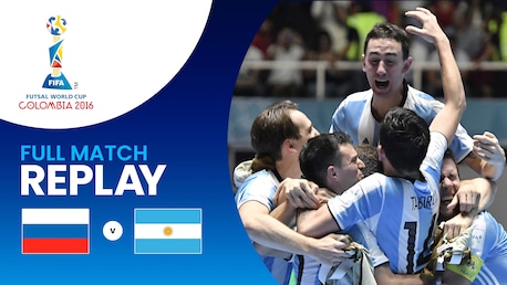 Rússia x Argentina | Final | Copa do Mundo de Futsal da FIFA Colômbia 2016™ | Jogo completo