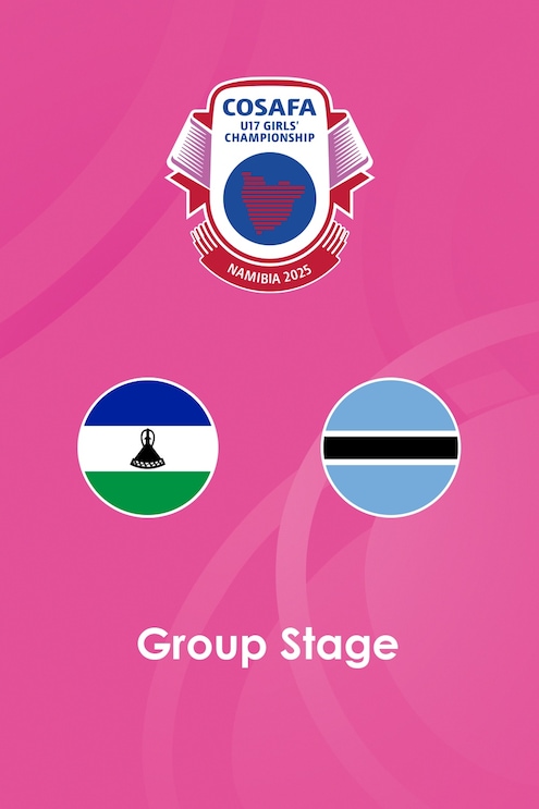 Lesotho - Botsuana | Gruppenphase | COSAFA U-17 Girls' Championship 2025 | Spiel in voller Länge