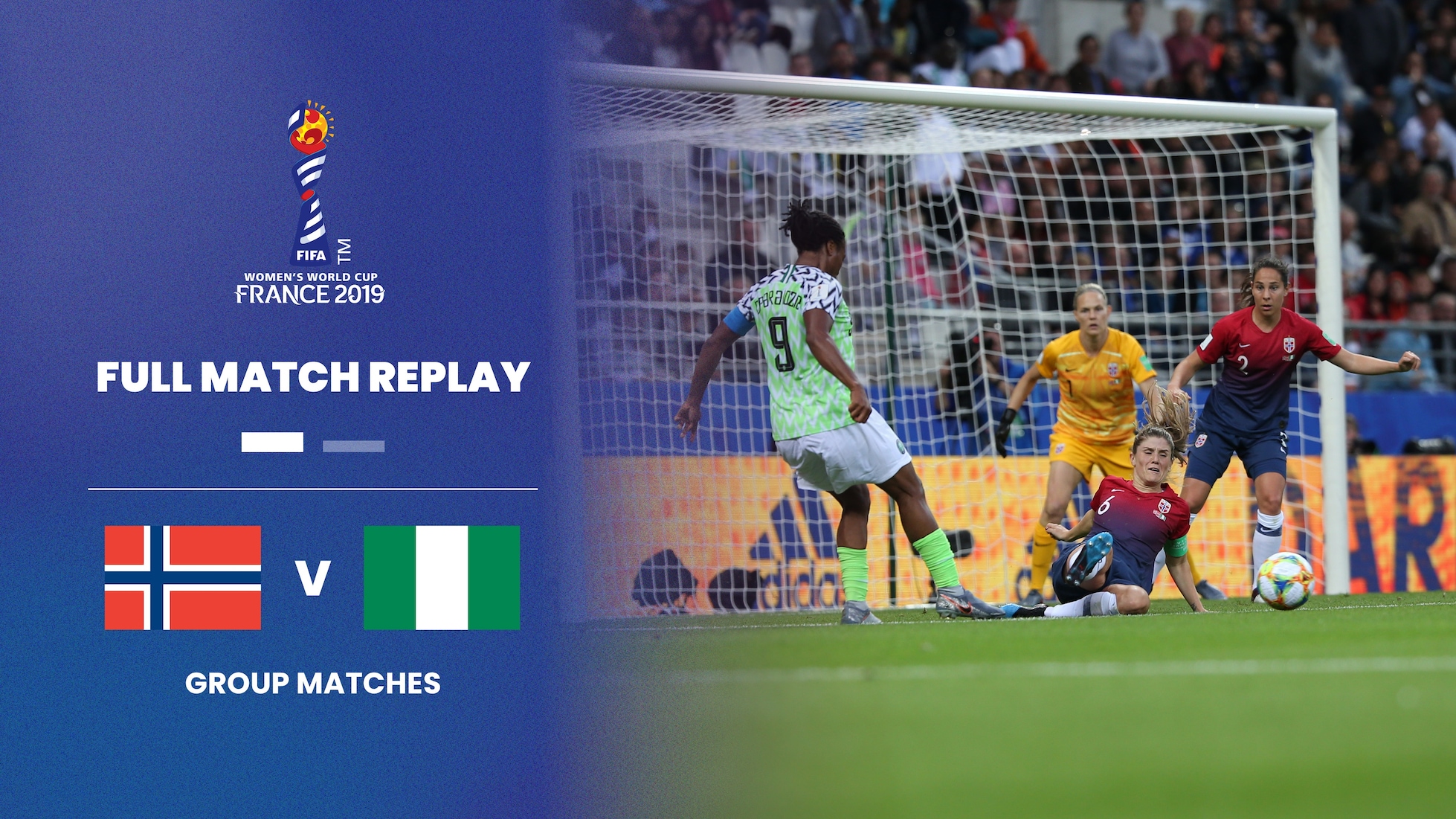 Noruega x Nigéria | Grupo A | Copa do Mundo Feminina da FIFA França 2019 | Jogo completo