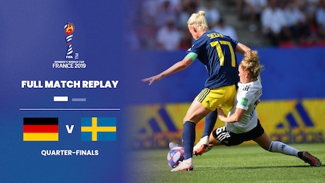 Alemania vs Suecia | Cuartos de final | Copa Mundial Femenina de la FIFA Francia 2019™ | Partido Completo