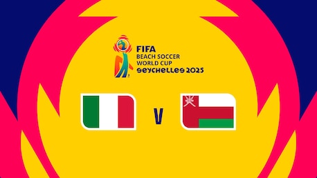 Itália x Omã | Grupo D | Copa do Mundo de Beach Soccer da FIFA Seicheles 2025™| Jogo completo