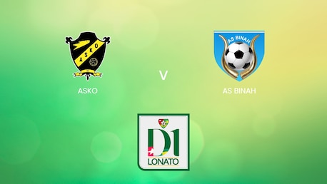 ASKO - AS Binah | Championnat de Première Division D1 2024/25 | Match Completo