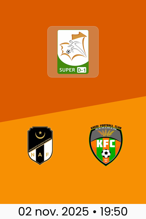 Nouakchott Academy - Kaedi FC | Super D-1 2025/26