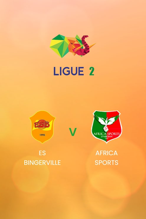 ES Bingerville -  Africa Sports | Côte d'Ivoire Ligue 2 2024/25 | Spiel in voller Länge