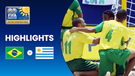 Uruguay - Brasilien | Finale | FIFA Beach-Soccer-Weltmeisterschaft Rio de Janeiro 2006™ | Highlights