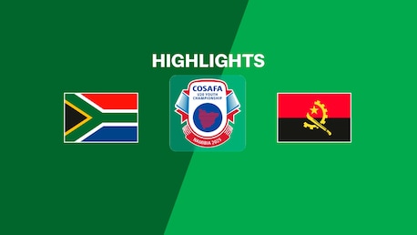 South Africa v Angola | Semi-finals | COSAFA U-20 Youth Championship 2025 | Highlights