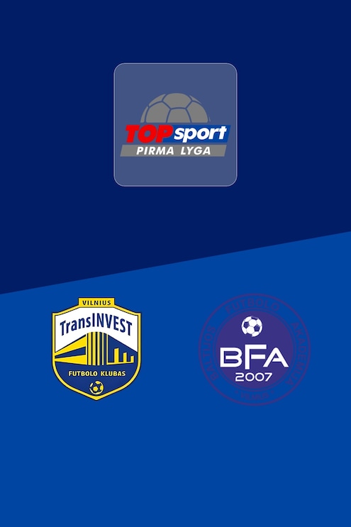 TransINVEST vs BFA | Pirma Lyga 2025 | Partido completo
