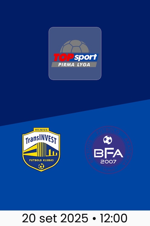 TransINVEST x BFA | Pirma Lyga 2025