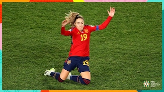 La reacción de Olga Carmona a su histórico gol ante Suecia