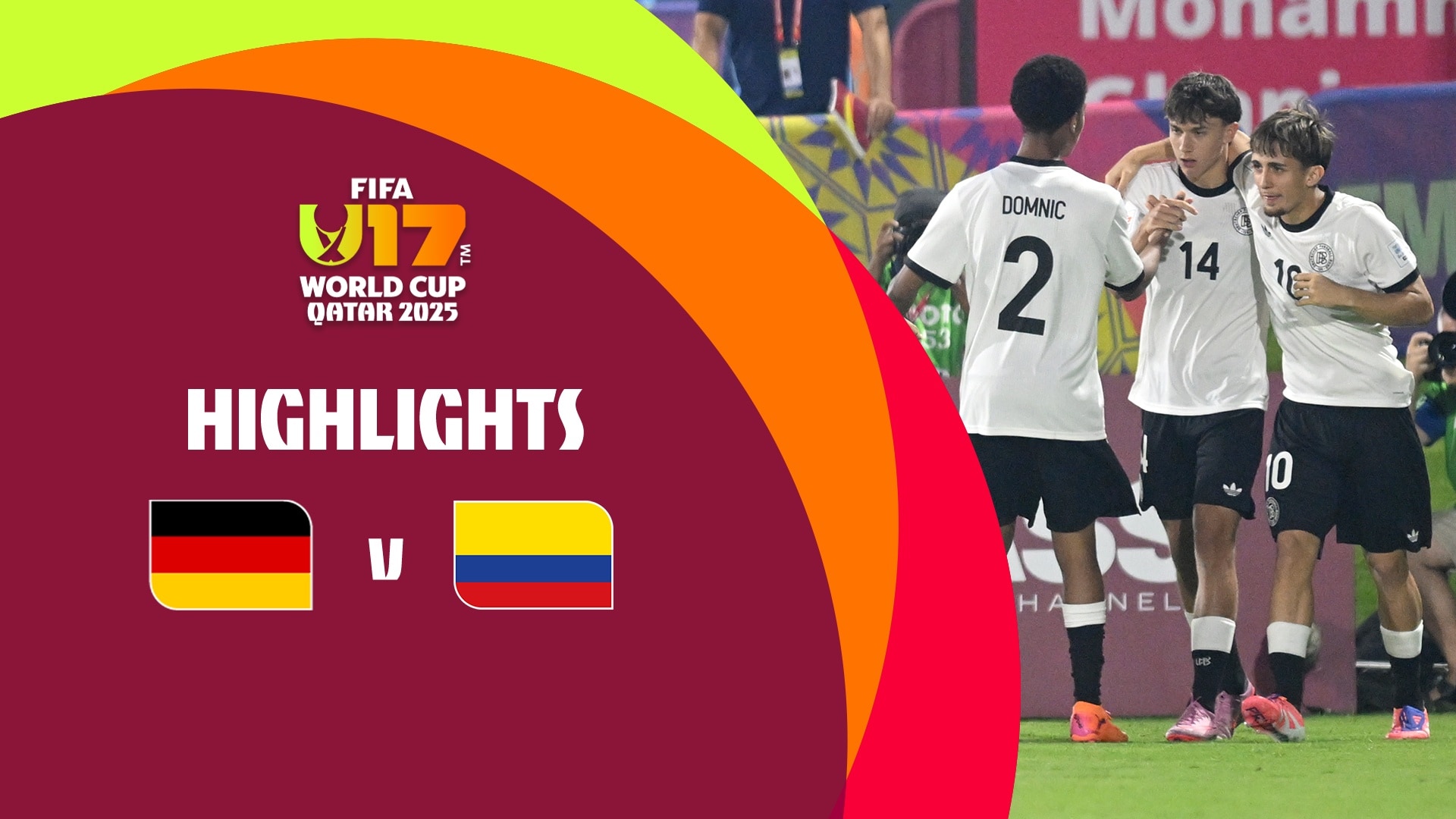 Deutschland - Kolumbien | FIFA U-17-Weltmeisterschaft Katar 2025™ | Highlights