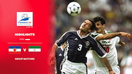 Yugoslavia vs RI de Irán | Grupo F | Copa Mundial de la FIFA Francia 1998™ | Highlights