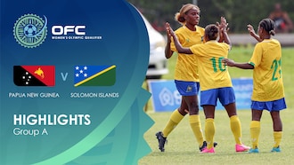 Papouasie-Nouvelle-Guinée - Îles Salomon | Groupe A | OFC Women’s Olympic Football Tournament | Résumé vidéo