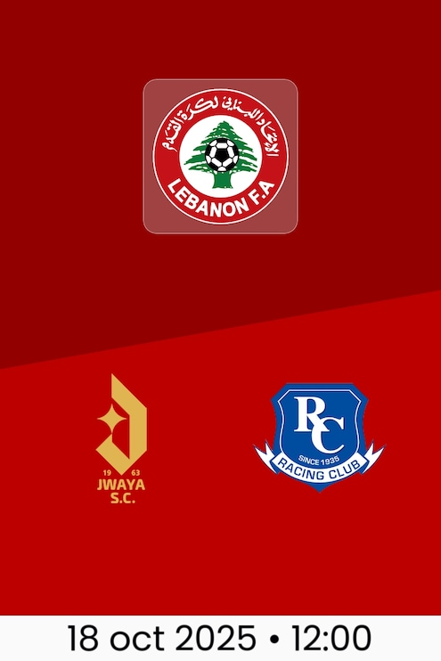 Jwaya SC vs Racing Club Beirut | Jornada 4 | Primera División 2025/26