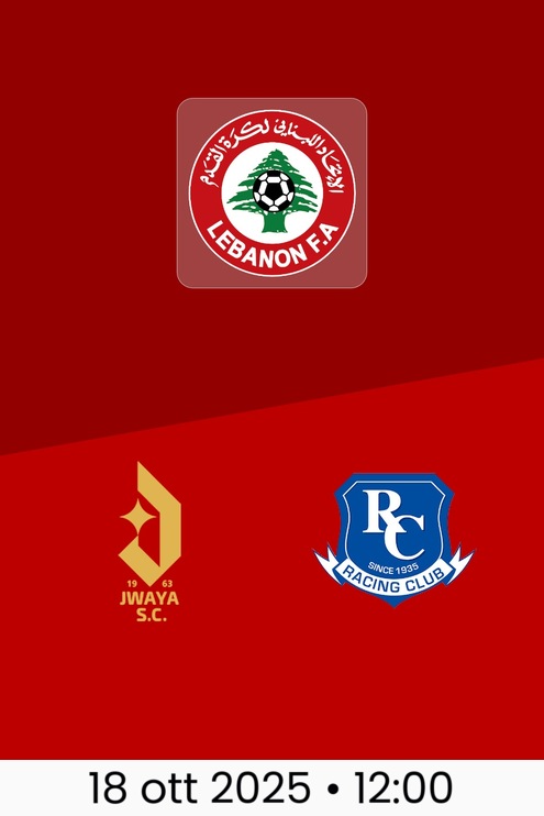 Jwaya SC - Racing Club Beirut | Giornata 4 | Prima Divisione 2025/26