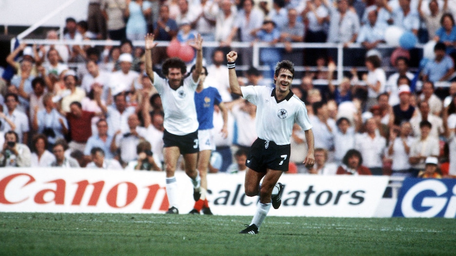 Pierre Littbarski Goal 18' | Germany FR vs France | 1982 FIFA World Cup Spain™