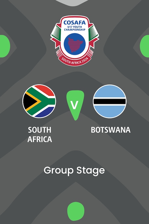 Sudáfrica vs Botsuana | Fase de grupos | CAF U-17 Africa Cup of Nations 2025 | Clasificatorio COSAFA | Partido completo