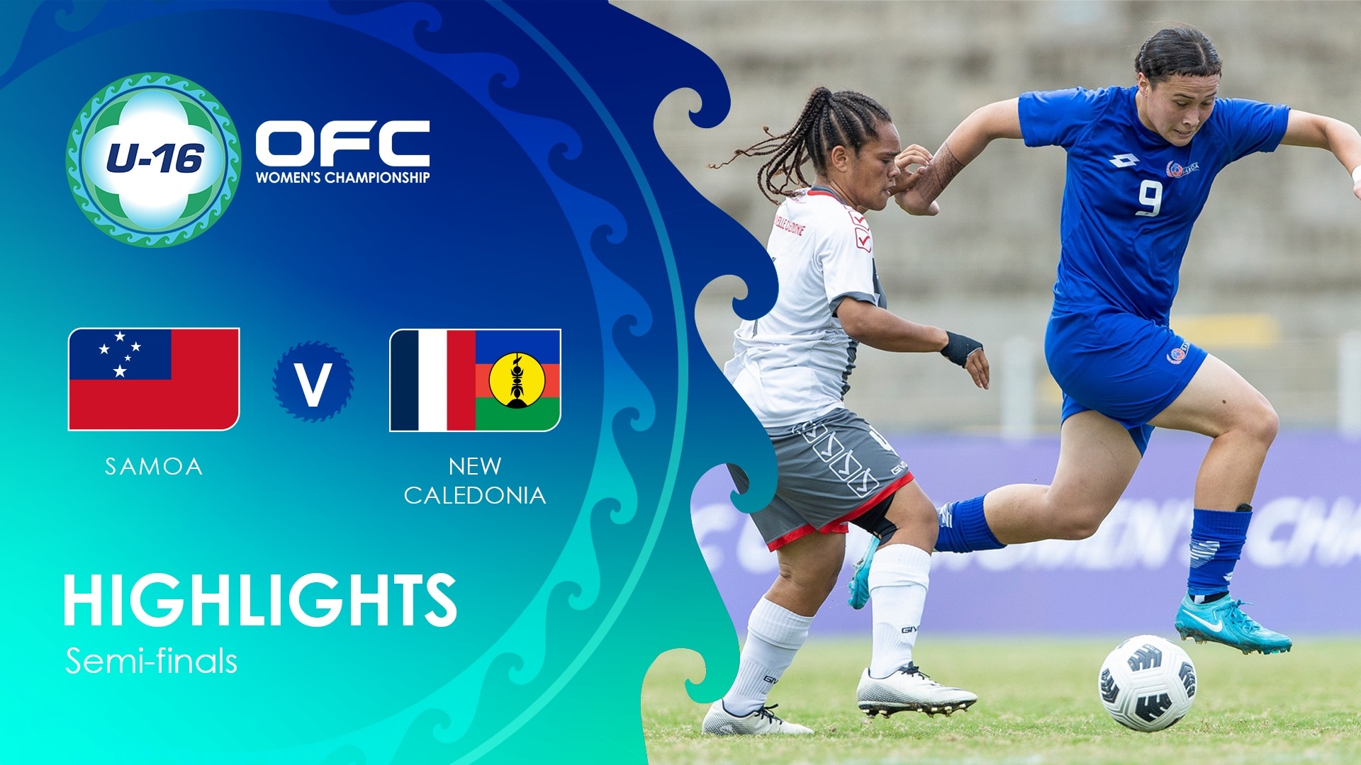 Samoa - Neukaledonien | Halbfinale | OFC U-16 Women's Championship | Highlights