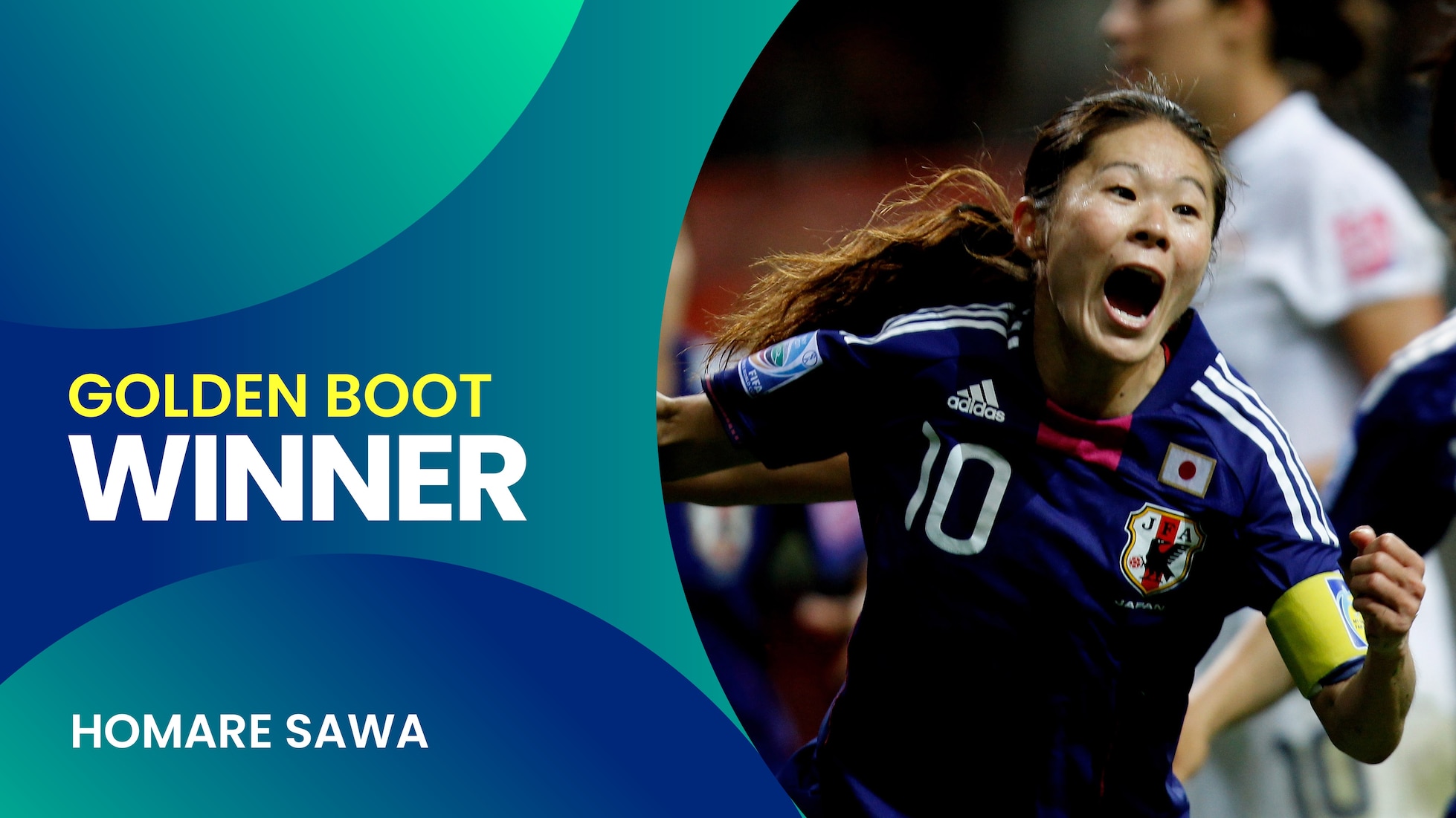Homare Sawa | Soulier d'or | Coupe du Monde Féminine de la FIFA, Allemagne 2011™